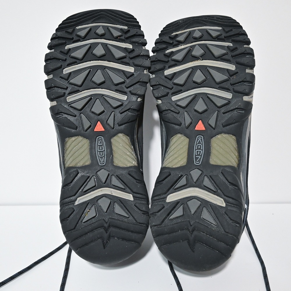 KEEN Targhee Hiking Shoes Mens Waterproof Leather Mesh 10.5 Brown Grey - Picture 3 of 7